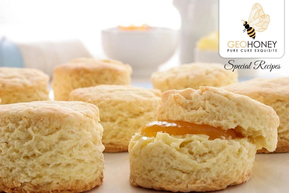 Fluffy Biscuits With Honey Butter – A Rich Snack For Hunger Pangs