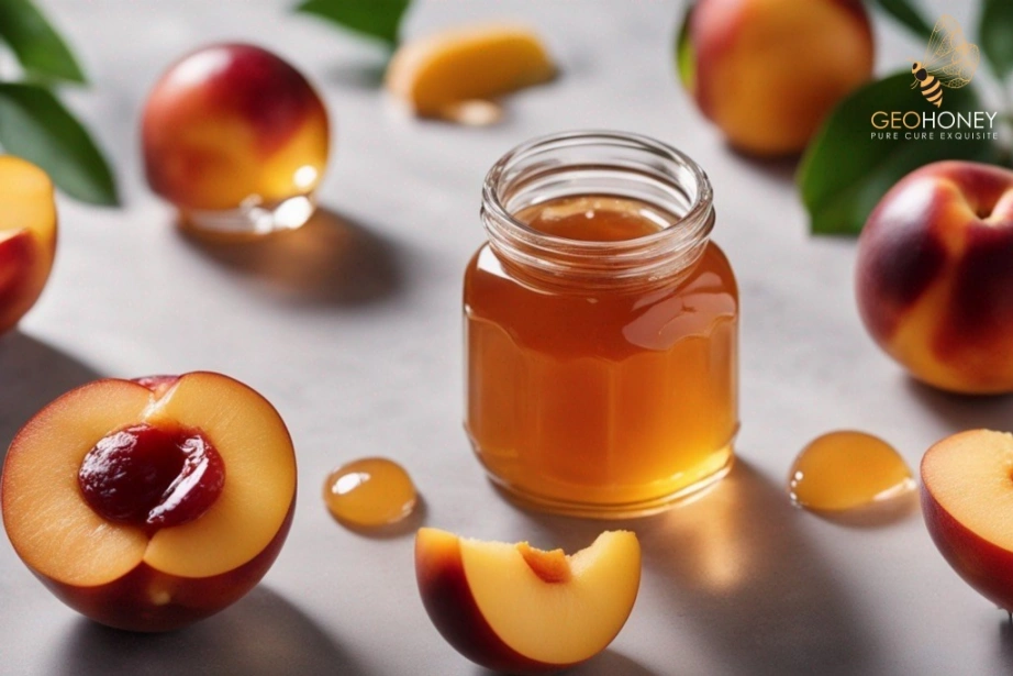 Bottled Nectarines in Honey Syrup