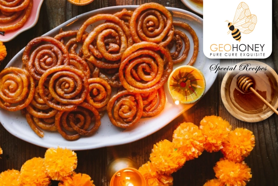 Saffron Honey Jalebi Recipe
